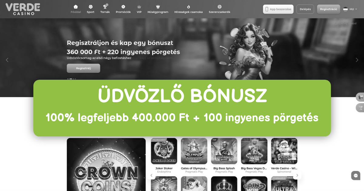 Verde Casino Login - Mobil Kaszinó Bónusz Magyarországon
